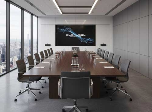 Salle de réunion moderne dans une entreprise